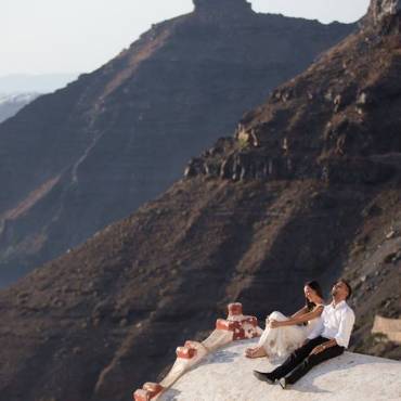 Sophie and Lucas Wedding in Santorini